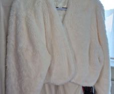 Fur jacket wedding. Suit 16-20.