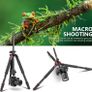 72.4-Inch Aluminum Camera Tripod Monopod with 360-Degree Rotatable Center Column and Ball Head, Quick Shoe Plate, Bag for DSLR Camera, Video Camcorder, Travel, and Work, Load Up to 33 Pounds Image 5