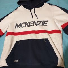 mckenzie white blue red medium small hoodie