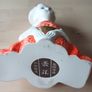 Japanese Ceramic Porcelain Geisha Doll in Traditional Kimono Ornament Image 3