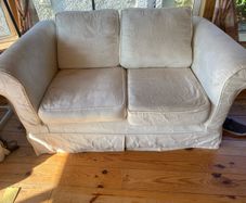 Sale: White 3 Piece Sofa Suite: 2 Seater + 2 x Armchairs