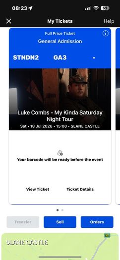 luke comb tickets x2