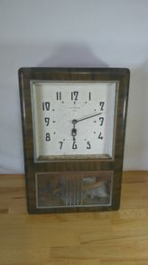 Vintage Richmond 8 Day Wall Clock - 1960s Soviet Mechanical Pendulum Clock