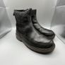 Clarks Girls PRAGUE TOP K Black Leather Ankle Boots - SZ 2 Image 4