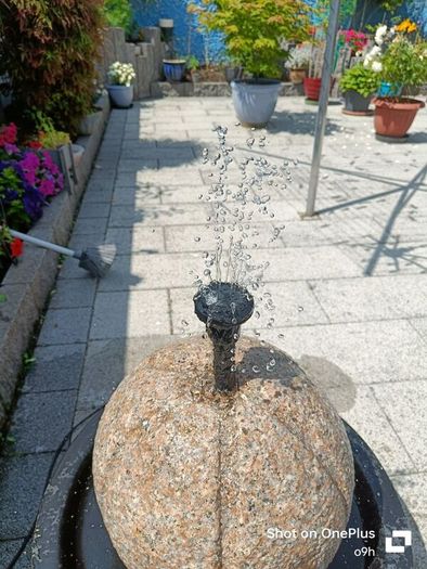 garden fountain