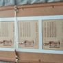 Vintage French postcards framed 2 sided frame Image 2