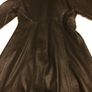 Black Leather Vard Coat Size 12-14 Image 4