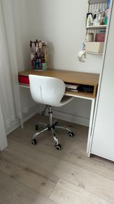 desk and chair