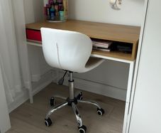 desk and chair