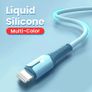 Silicone Fast Charging Cable For iPhone X 11 12 Max 13 Pro Mini Long USB Charger Silicone Image 9