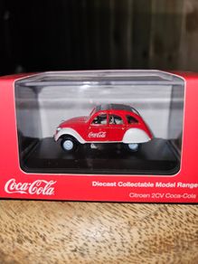 Oxford Diecast Coca-Cola Citroen 2Cv 1.76 Scale