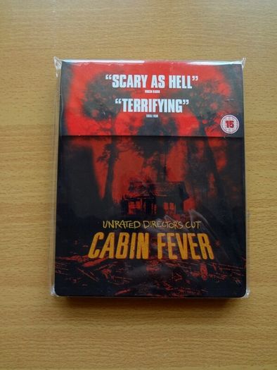 Cabin Fever Zavvi Exclusive Blu Ray Steelbook (Rare)