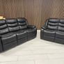 Roma Sorrento Leather Recliner Sofa Image 9