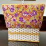 Vintage 1960s Sewing Hobby Box Flower Power Purple and Orange Image 4