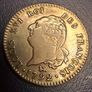 France, King Louis XVI, 1792, 30 Sols Silver Coin. Image 5