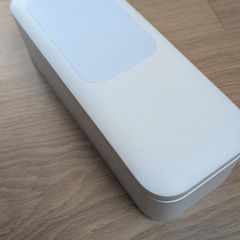 Portable phone holder with light