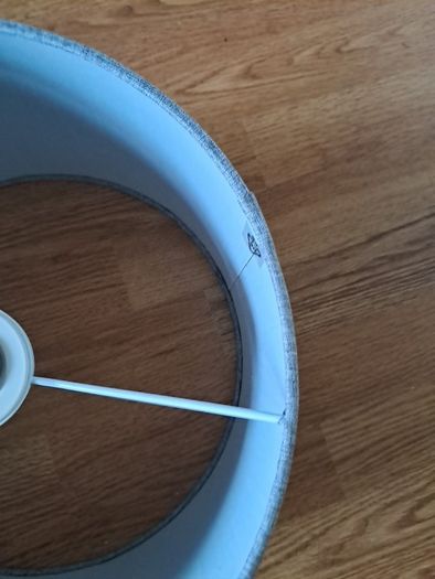 Grey Lampshade