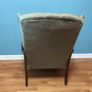 Stylish Grey Tufted High Back Armchair | Superb Condition Image 5