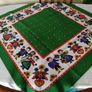 Vintage tablecloth, folk art,tablecloth Image 8