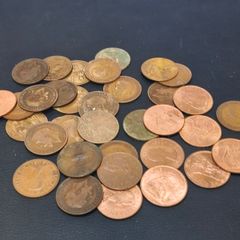 Bulk Lot x34 One Penny Coins Great Britain UK