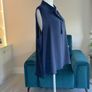 Brand-new Ladies Navy Sleeveless Top from Marks & Spencer.  Size: UK 24 / EU 52 Image 8