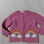 Next Baby Corduroy Pinafore Dress And Cardigan Image 5