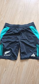 Brand new adidas All Blacks shorts 15-16 years