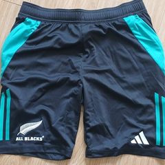 Brand new adidas All Blacks shorts 15-16 years