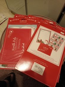 christmas santa letter kits x 5