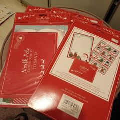 christmas santa letter kits x 5