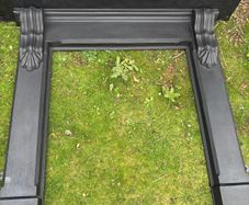 Cast iron mantel/fire surround