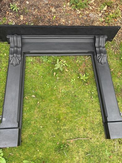 Cast iron mantel/fire surround