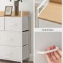 Industrial design with 7 drawers (Cloud white Oak beige) FREE P&P Image 6