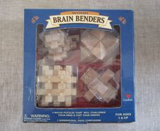 Brain Benders Wooden Puzzles, NEW