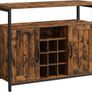 New Vintage Display Cabinet With Wine Rack - FREE P&P Image 7