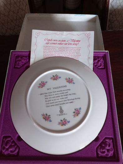 Valentines Present Vintage Royal Doulton St. Valentine Plates