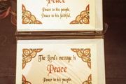 Vintage Peace Prayer Cards.