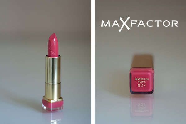 New Max Factor  Lipstick in Bewitching Coral 827