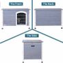 Wooden Dog Crate Indoor with Barrier Safety Gate,Large Wooden Dog Kennel/Cage for Small and Medium Dogs Easy to Lift (FREE POSTAGE) Image 5