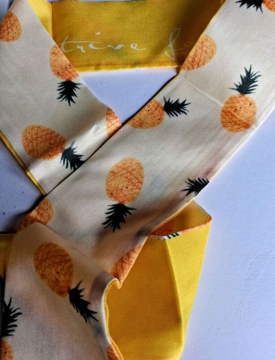 Pineapple Double Sided Multi Use Scarf