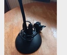 Black table lamp