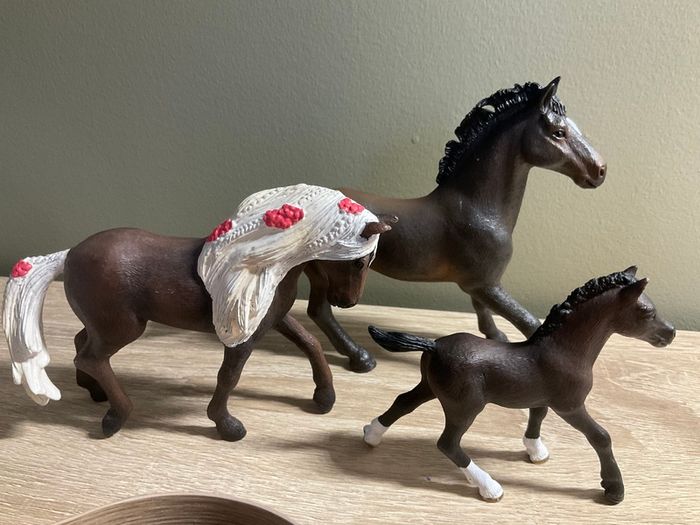 Schleich Pony Club Horse Family Pony foal figures x 3