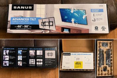 SANUS Advanced Tilt TV Wall Mount 46 90 Inch