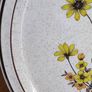 "Vintage Arklow Ireland Brendan Erin Stone Wild Flowers 8162" Chop Plate Image 4