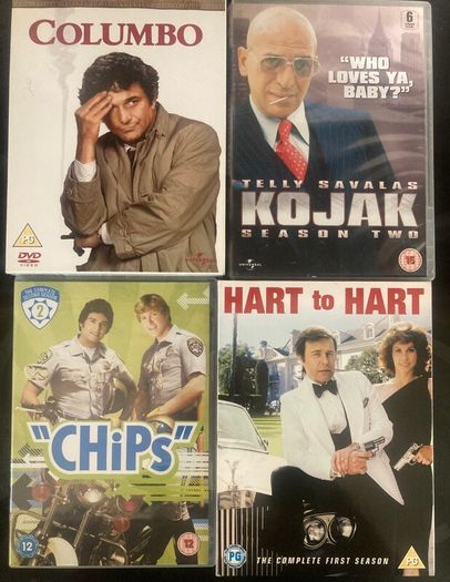 Classic 70s Cop & Detective TV Show Box Set Bundle (DVD) Retro Lot