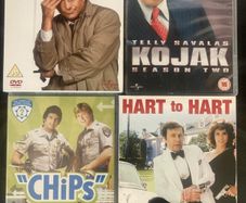 Classic 70s Cop & Detective TV Show Box Set Bundle (DVD) Retro Lot