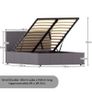 4FT Upholstered Ottoman Bed Small Double Image 2