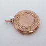 9 carat rose gold locket full hallmarks 1908 Image 5