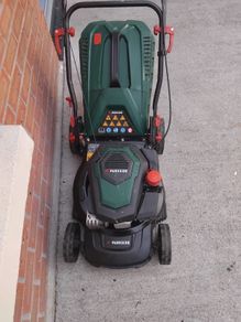 petrol lawnmower