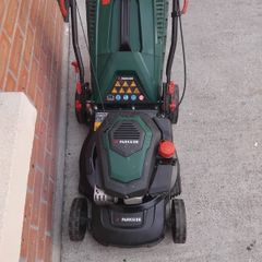 petrol lawnmower